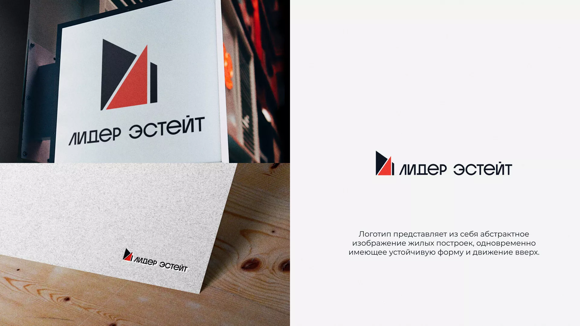 Сделали логотип для агентства недвижимости «Лидер Эстейт» в Спас-Деменске